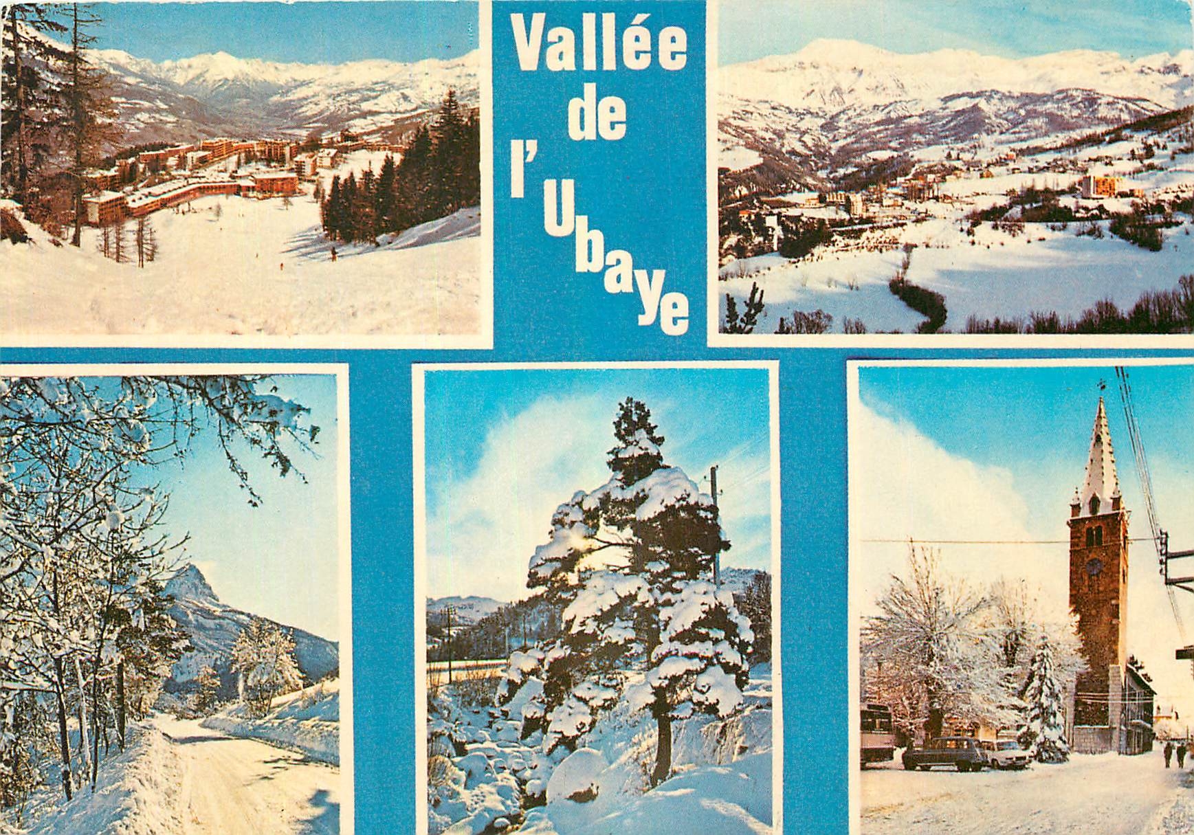 CPM Alpes de Haute Provence La Vallee de l'Ubaye en Hiver 