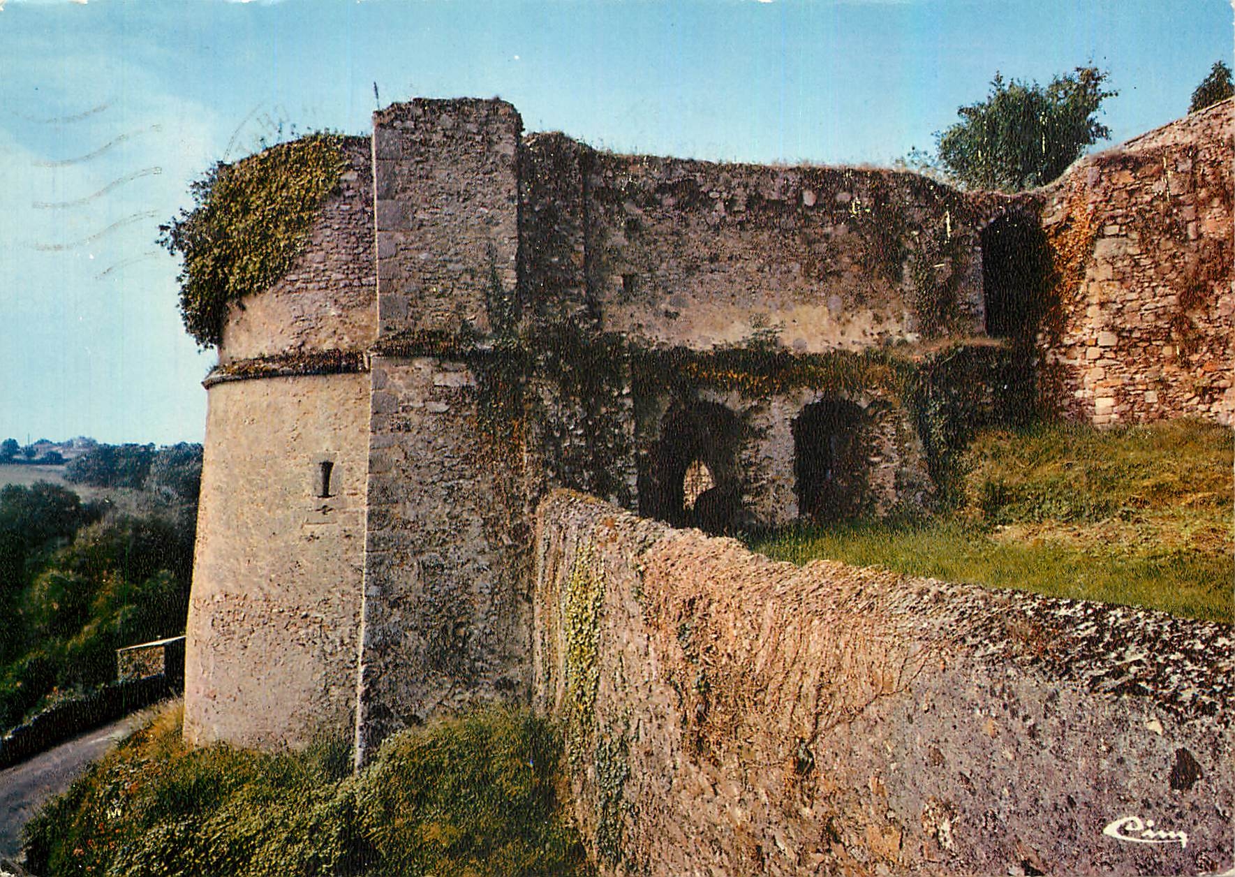 CPM Argenton Chateau D S Les Vestiges du Chateau 