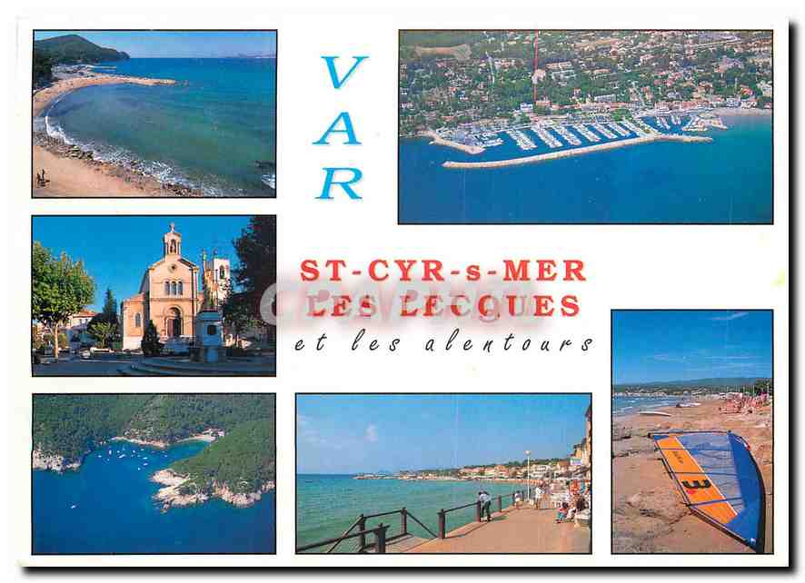 CPM St Cyr Les Lecques la Madgragne et Port d'Alon 