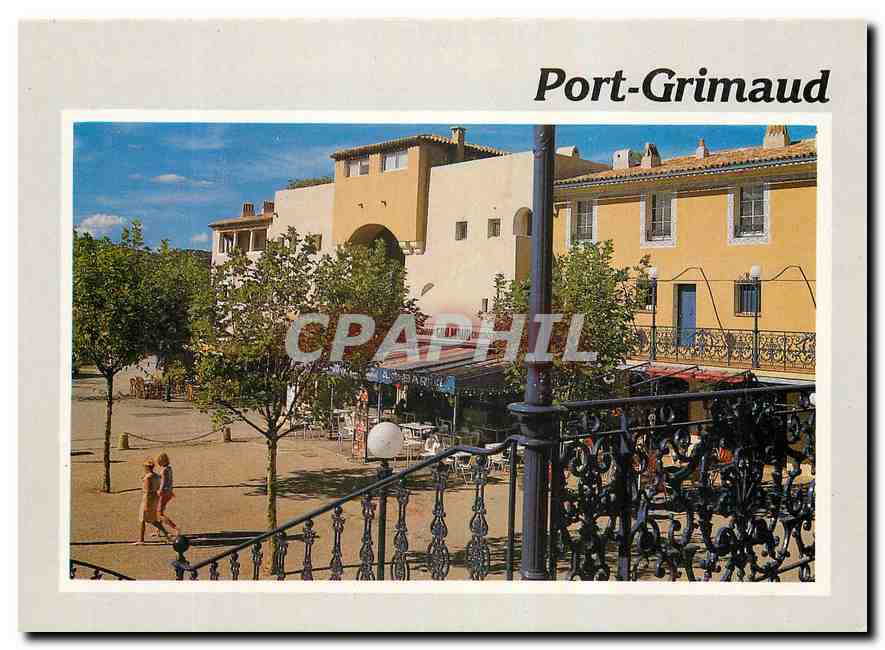 CPM Port Grimaud Var Cite lacustre realisee par Etige et Manera 