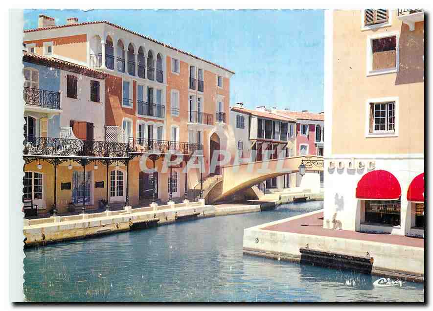 CPM Cote d'Azur France French Riviera Port Grimaud Var Cite Lacustre realisee par la Societe Etige 