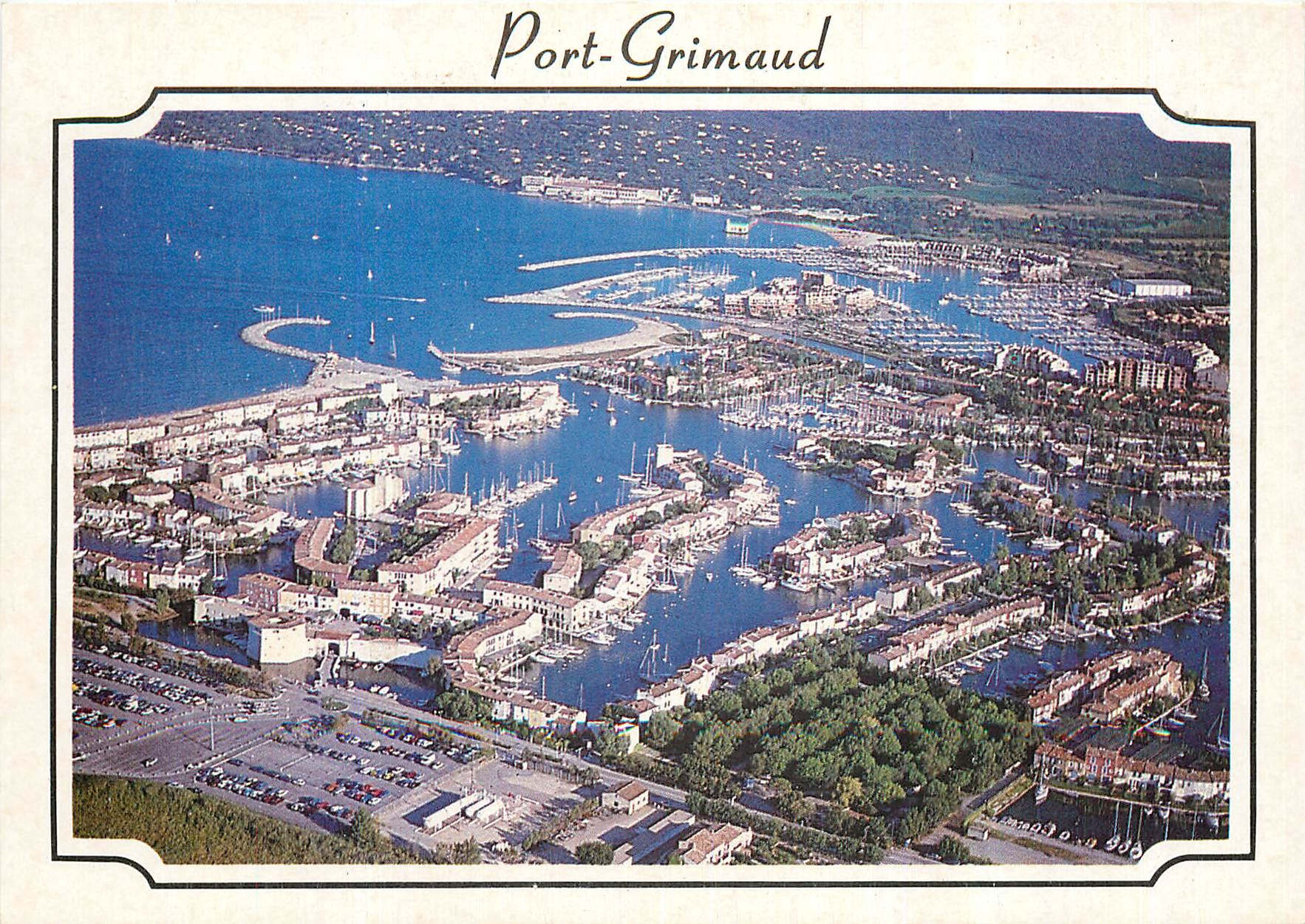 CPM Port Grimaud Var Cite lacustre realisee Etige et Manera S A 