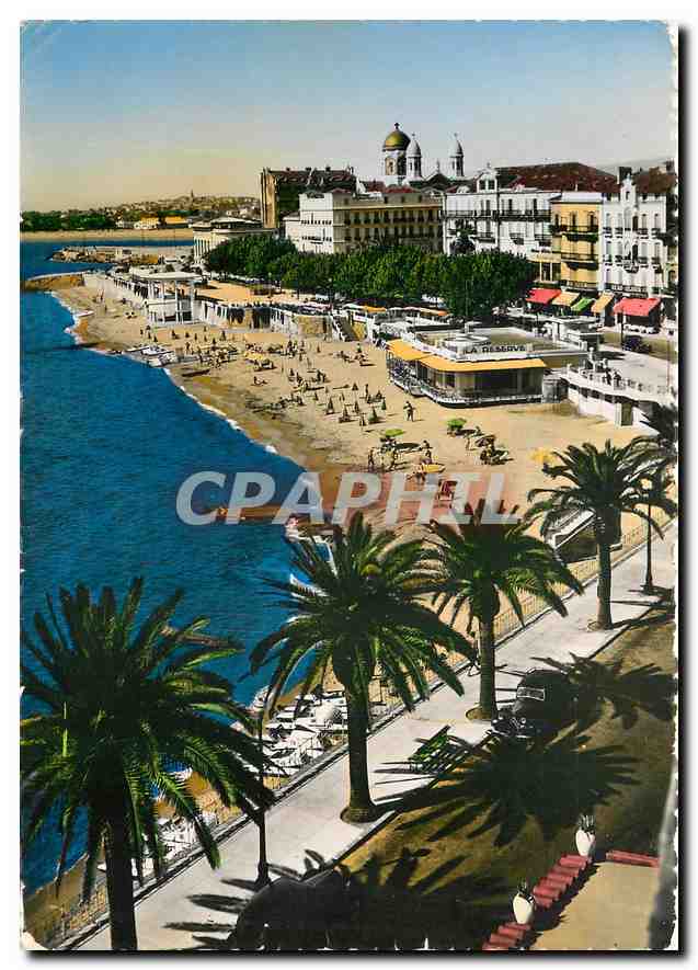 CPM La Cote d'Azur Saint Raphael Var Vue d'ensemble de la Plage 