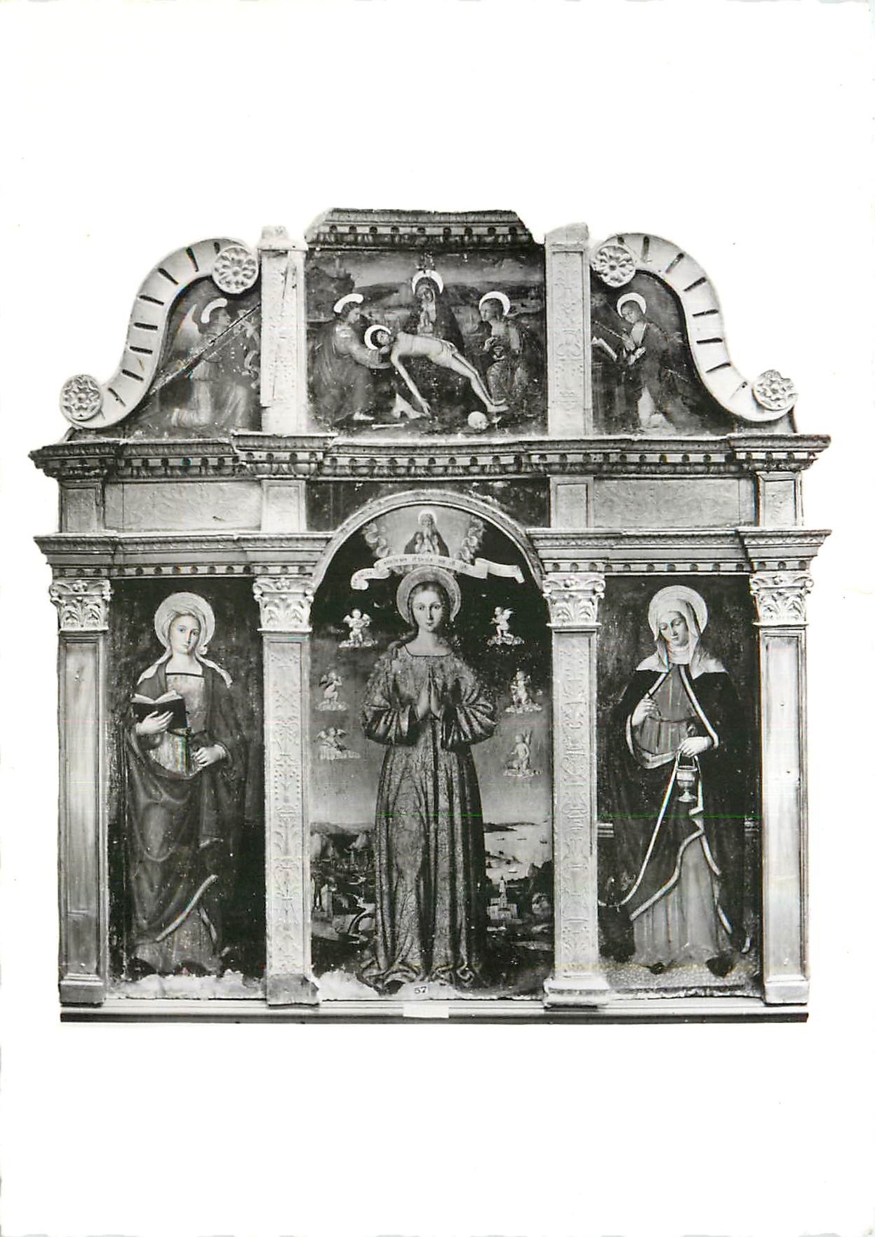 CPM Vierge Immaculee Cathedrale de Sospel A M 