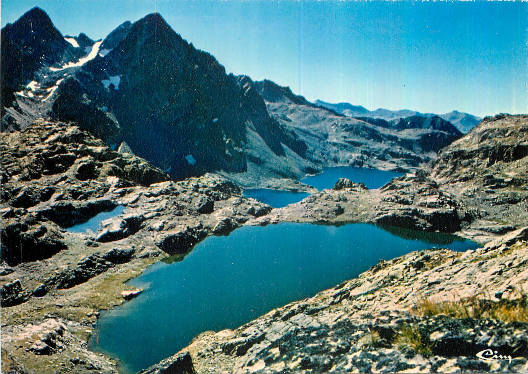 CPM St Etienne de Tinee Alp Mar Alpes Marit Le lac de Rabuons 