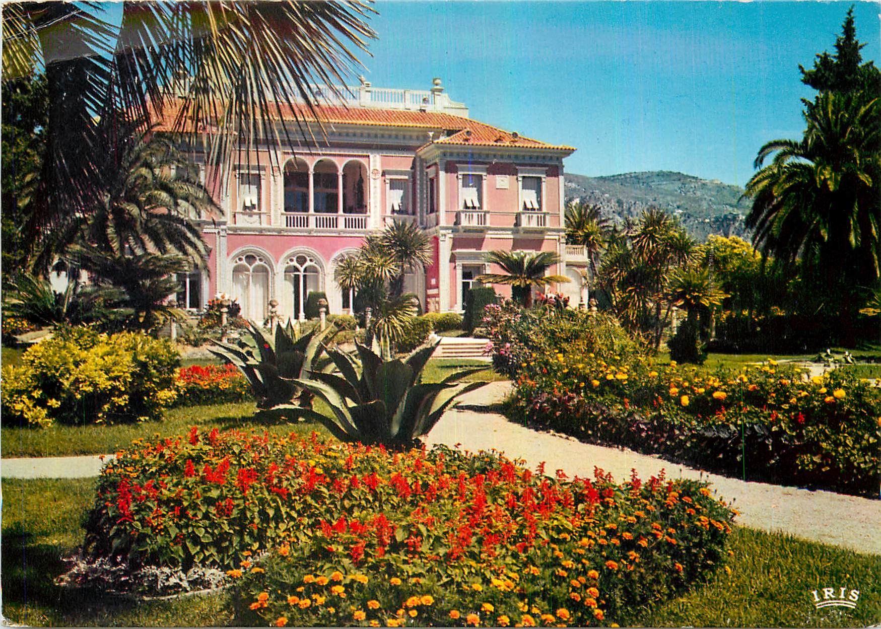 CPM Institut de France Academie des Beaux Arts Fondation Ephrussi de Rothschild Jardins et Villa Ile