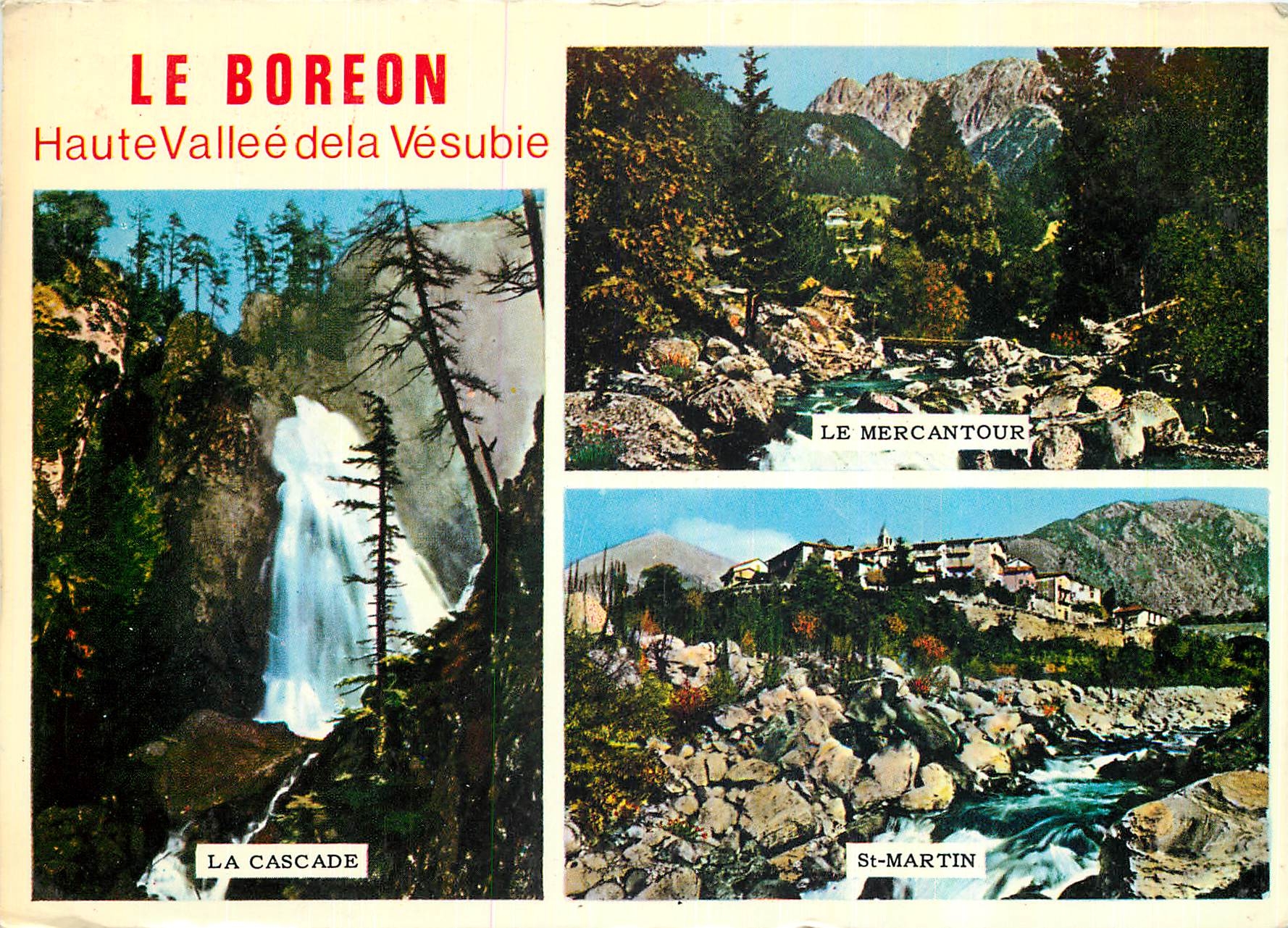 CPM Le Boreon Alpes Maritimes Dans un Merveilleux paysage alpestre au depart de Saint Martin Vesubie