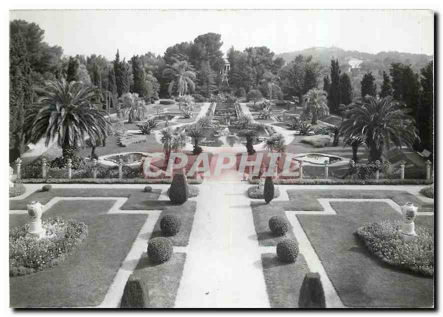 CPM Saint Jean Cap Ferrat A M Musee l'Ile de France Jardins a la Francaise 