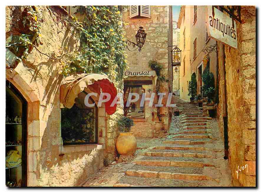 CPM Couleurs et Lumiere de France La Cote d'Azur miracle de la nature Saint Paul de Vence A M Viille