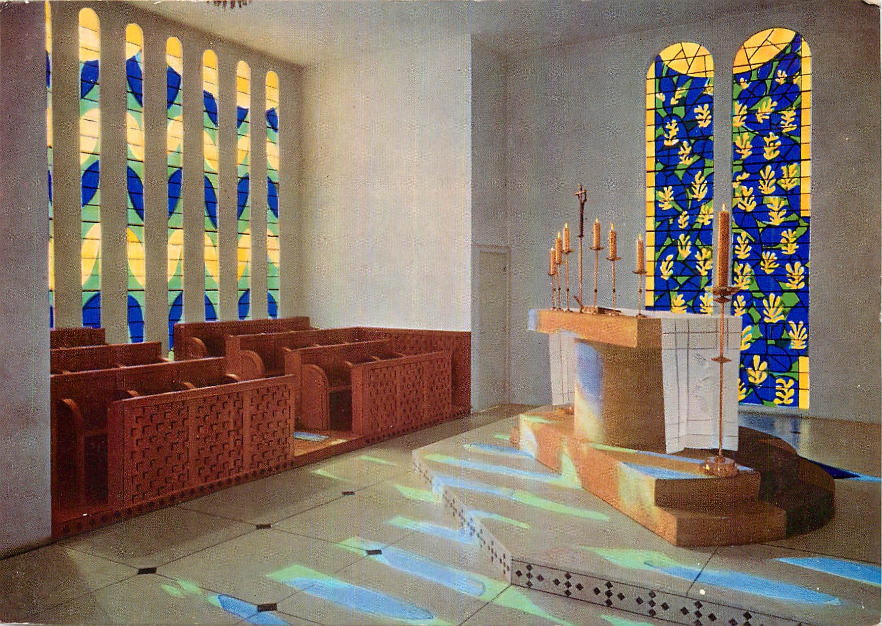 CPM Chapelle du Rosaire a Vence A M Realisee par Henri Matisse Jeux de lumiere 