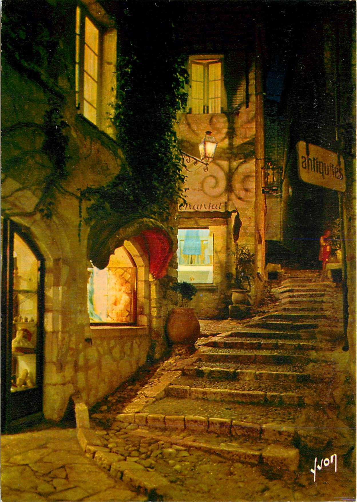 CPM Couleurs et Lumiere de France La Cote d'Azur miracle de la nature Saint Paul de Vence Alpes Mari