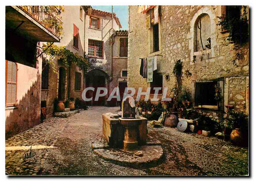 CPM La Cote d'Azur Saint Paul de Vence La Placette 
