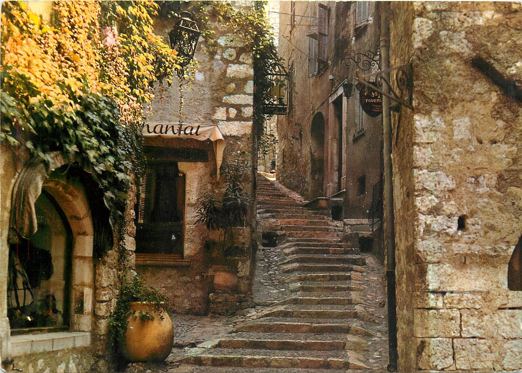 CPM La Cote d'Azur St Paul de Vence Montee de l'Eglise 