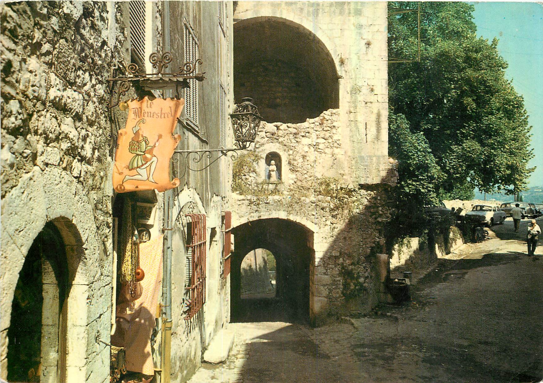 CPM La Cote d'Azur St Paul de Vence Le Portail Le Menestrel
