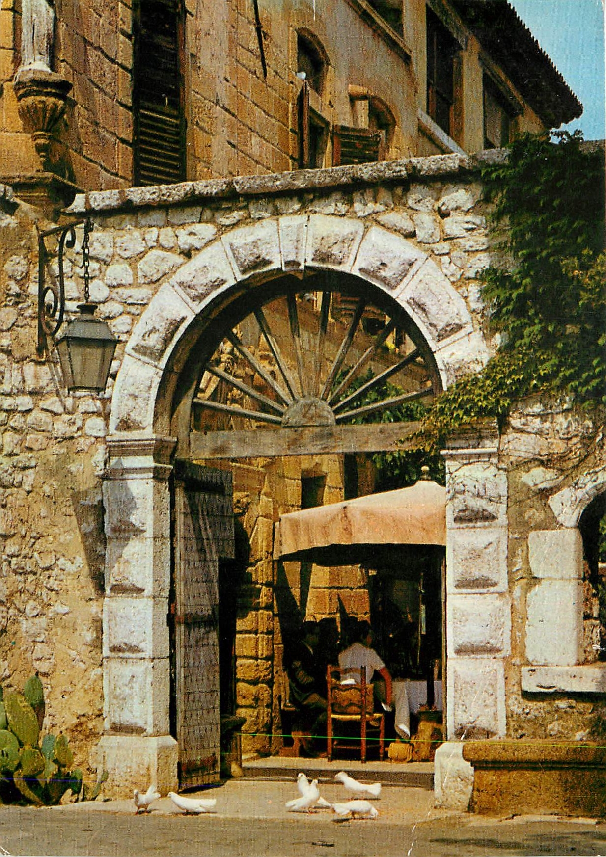 CPM Cote d'Azur Saint Paul de Vence La Colombe d'Or Le Portail 