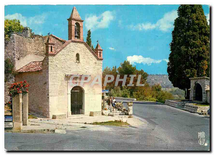 CPM Paysages de France Cote d'Azur Saint Paul de Vence Chapelle Sainte Claire 