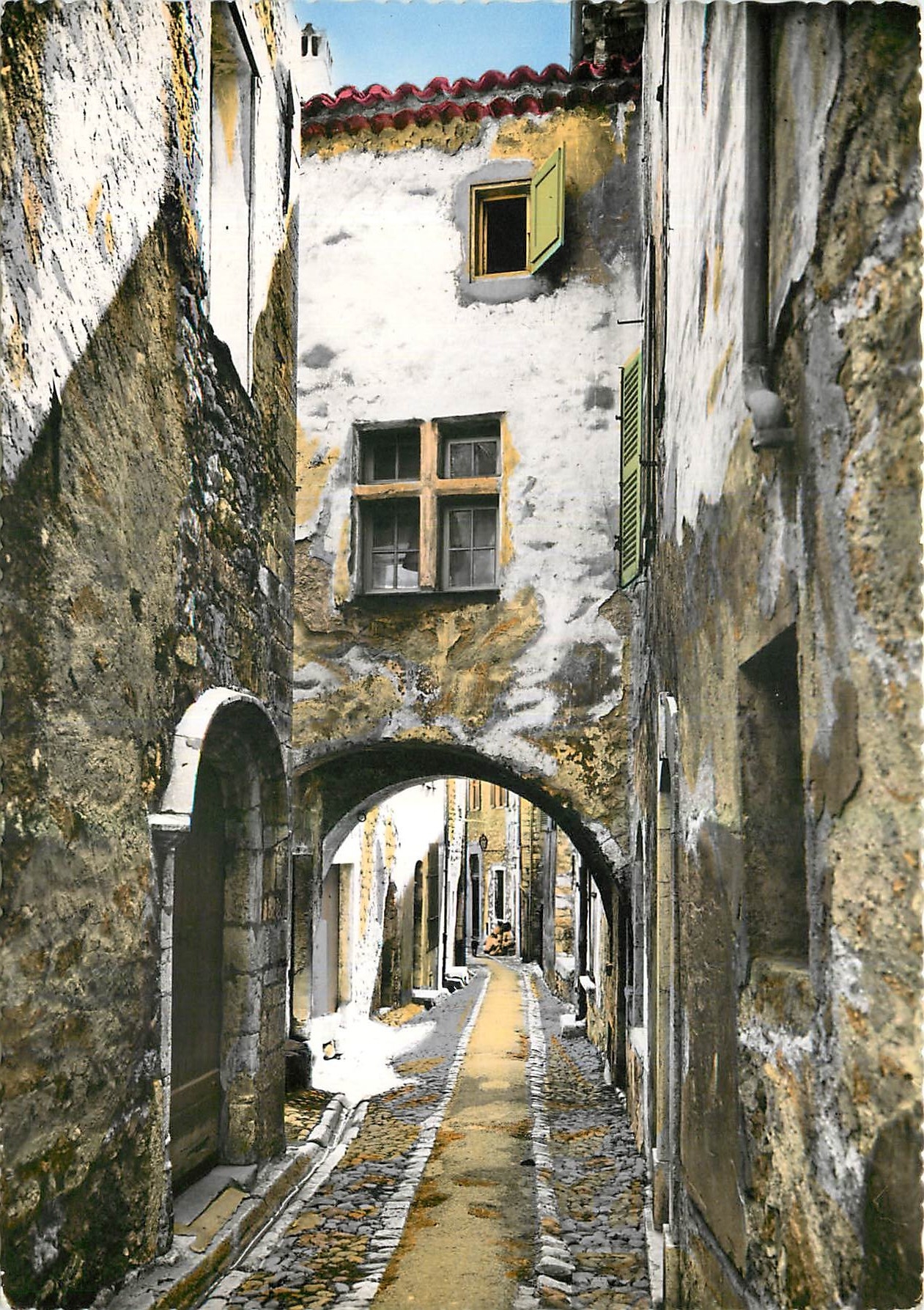 CPM La Cote d'Azur Saint Paul A M Une vieille rue 