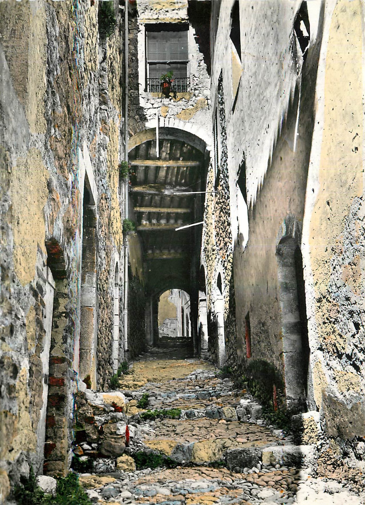 CPM Saint Paul Alpes Maritimes La Rue Casse Cou 