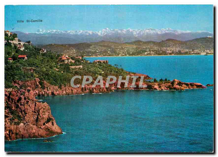 CPA Cote d'Azur Theoule A M Villa St Camille quartier de la Gelere Vue panoramique 