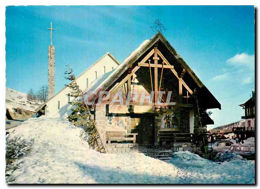CPA Les Alpes Maritimes Valberg Sanctuaire de Notre Dame des Neiges 