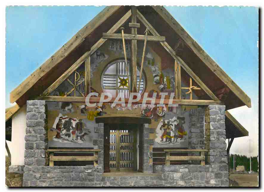 CPM Les Alpes Maritimes Valberg Sanctuaire de Notre Dame des Neiges 