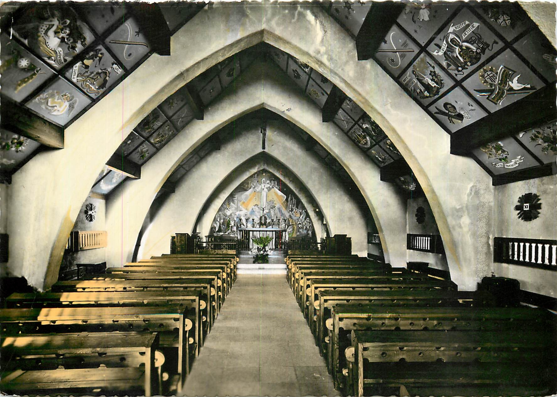 CPM Les Alpes Maritimes Valberg Sanctuaire de Notre Dame des Neiges 