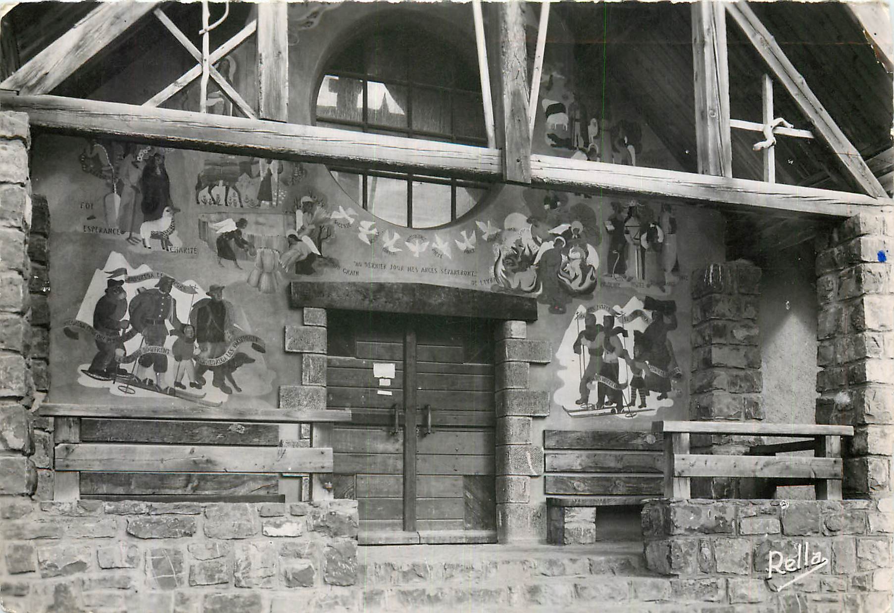 CPM Les Alpes Maritimes Valberg Sanctuaire de Notre Dame des Neiges La Porche 