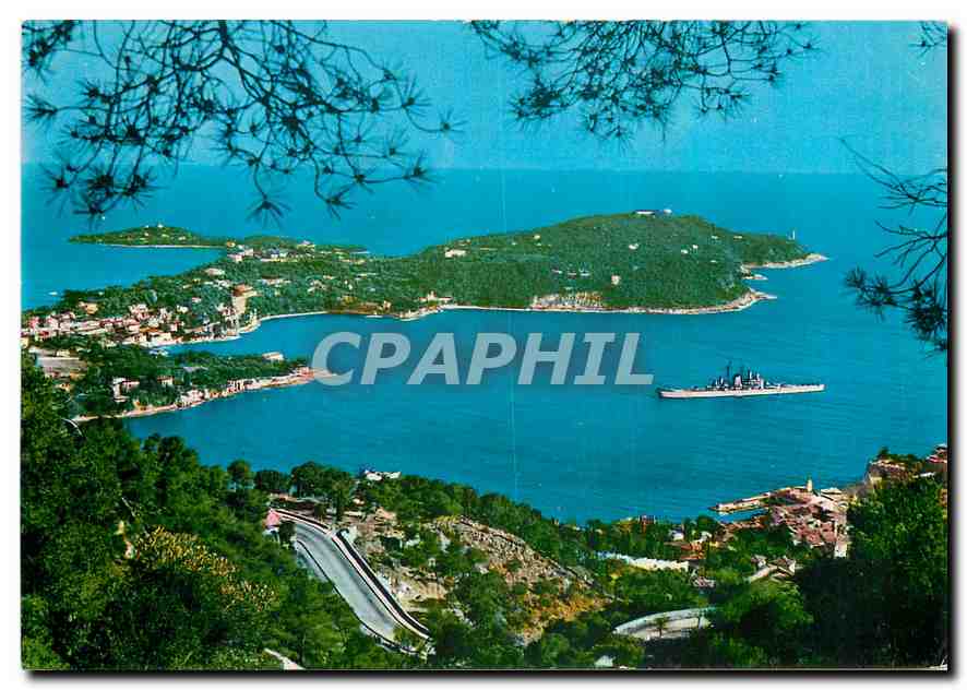 CPM Villefranche sur Mer Vue sur la baie et le Cap Ferrat 