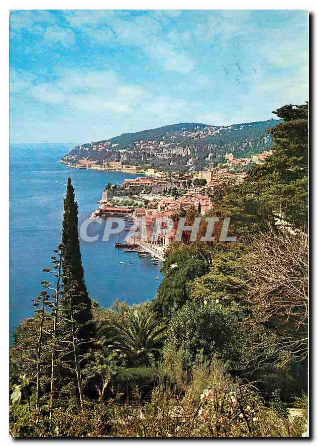 CPM Villefranche sur Mer Cote d'Azur Panorama 