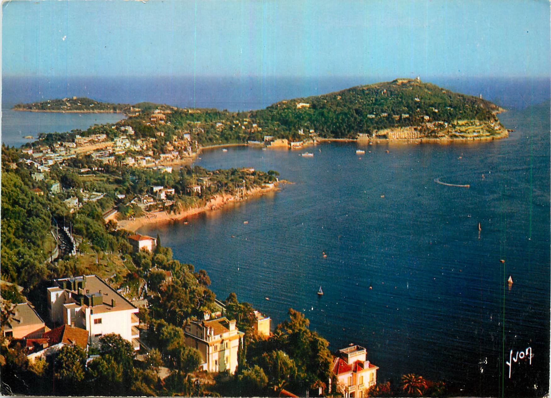 CPM Couleurs et Lumiere de France La Cote d'Azur Villefranche sur Mer Alpes Maritimes Rade de Villef
