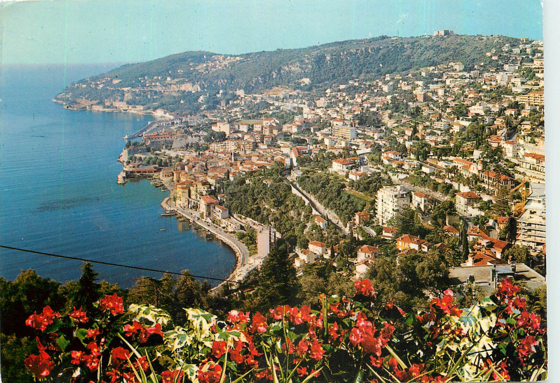 Villefranche-sur-Mer — Vue générale dominée par le Fort du Mont Boron — Éd. A. Rion