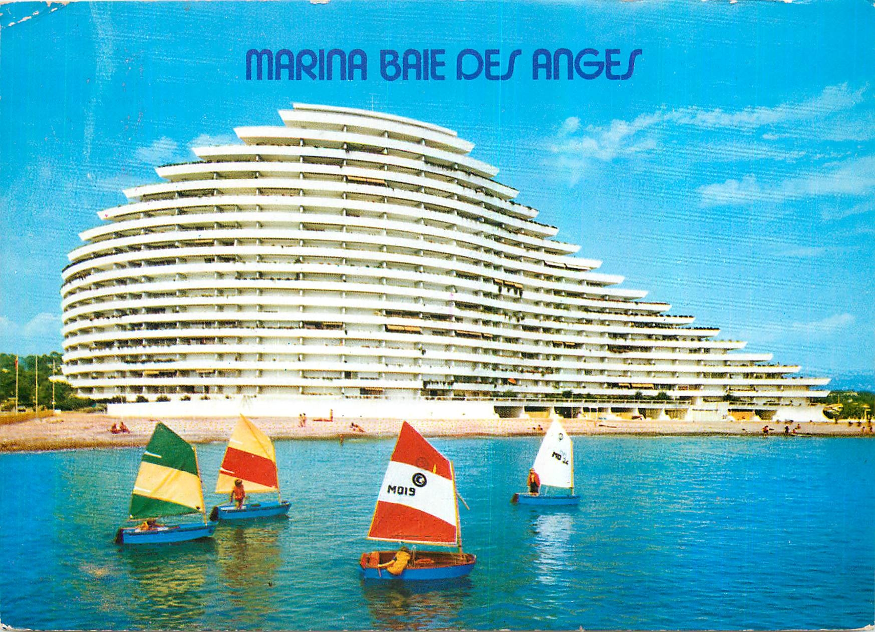 CPM Marina baie des Anges Villeneuve Loubet Plage Cote d'Azur French Riviera Vue generale aerienne 