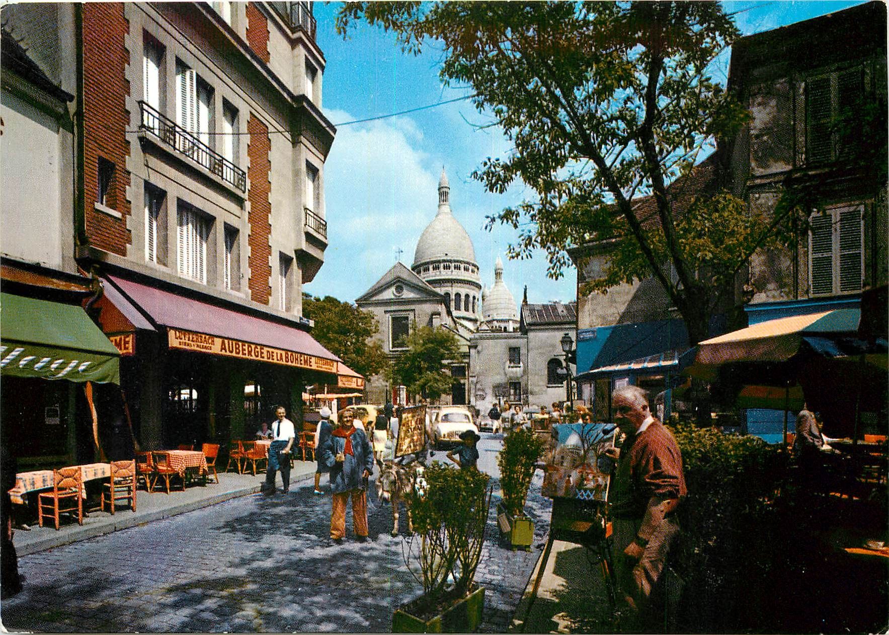 CPM Paris Montmartre La Place du Tertre 