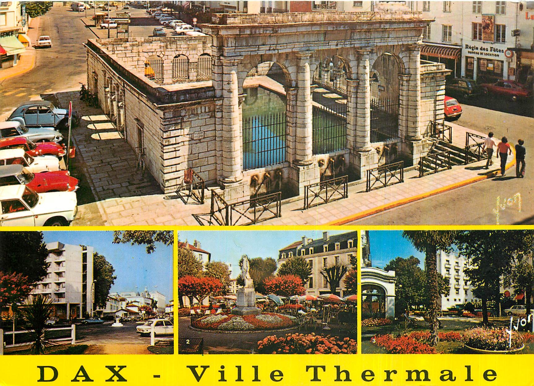 CPM Couleurs et Lumiere de France Dax Landes Ville Thermale Boulevard Thermal et Hotel Miradour Plac