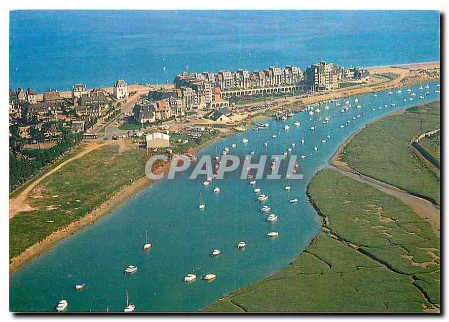 CPM La Cote Fleurie Cabourg Calvados La Plage des Fleurs Port de la Dives Cap Vabourg 