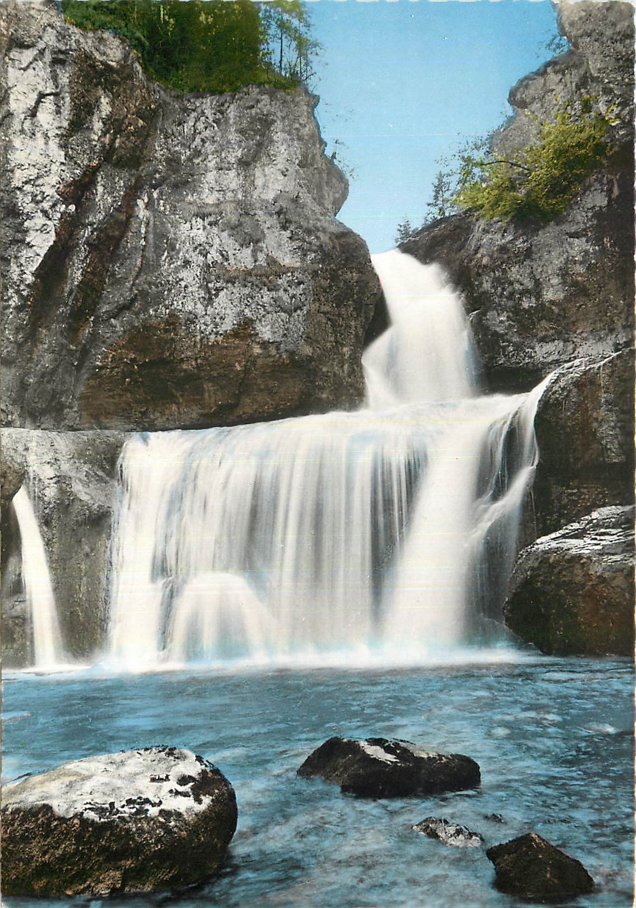CPM Paysage du Jura La Cascade de la Billaude 