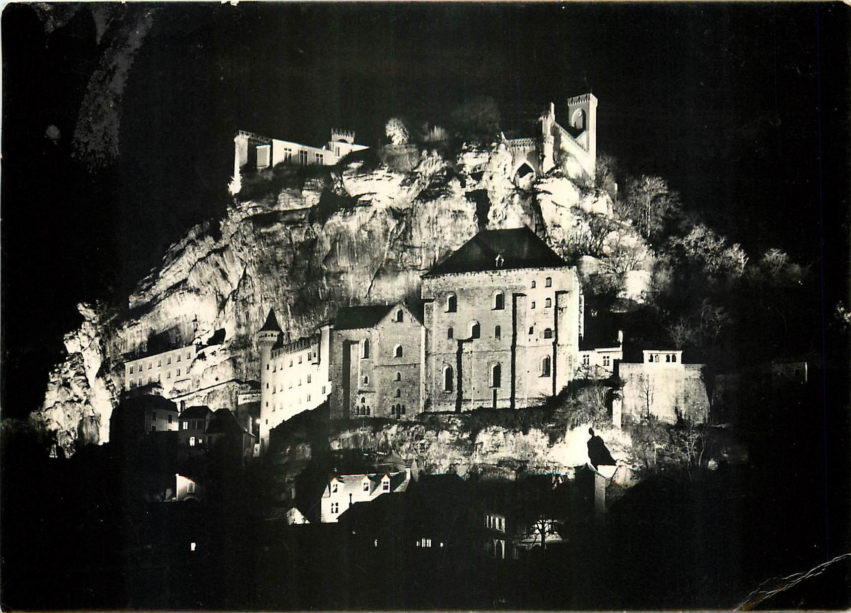 CPM Rocamadour Lot La Site illumine 