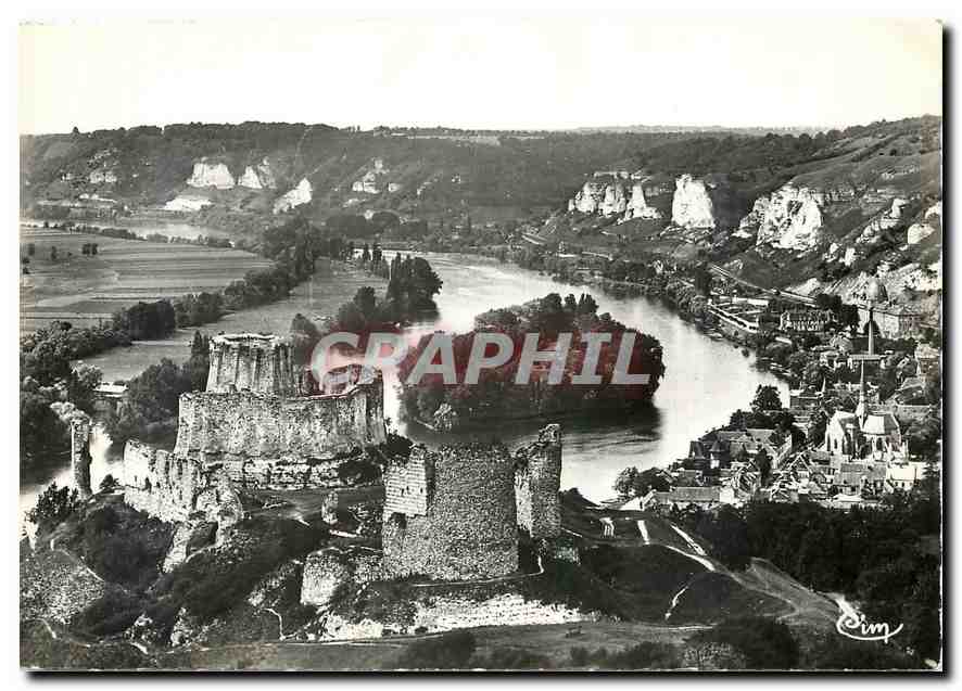 Les Andelys (Eure) — Le Château Gaillard (XIIe s.) — Graphiphil