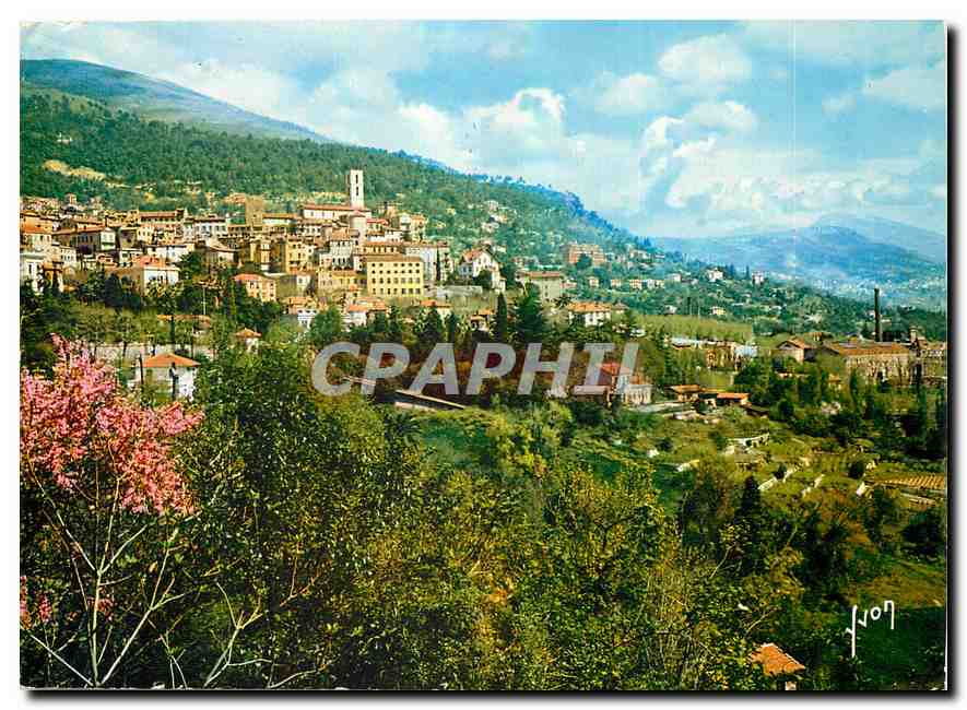 CPM Couleurs et Lumiere de France La Cote d'Azur miracle de la nature Grasse Alpes Maritimes Vue gen