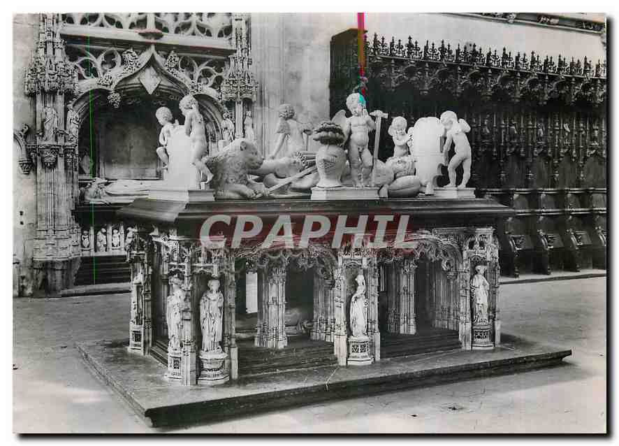 CPM Bourg en Bresse Ain Eglise de Brou Tombeau de Philibert le Beau 
