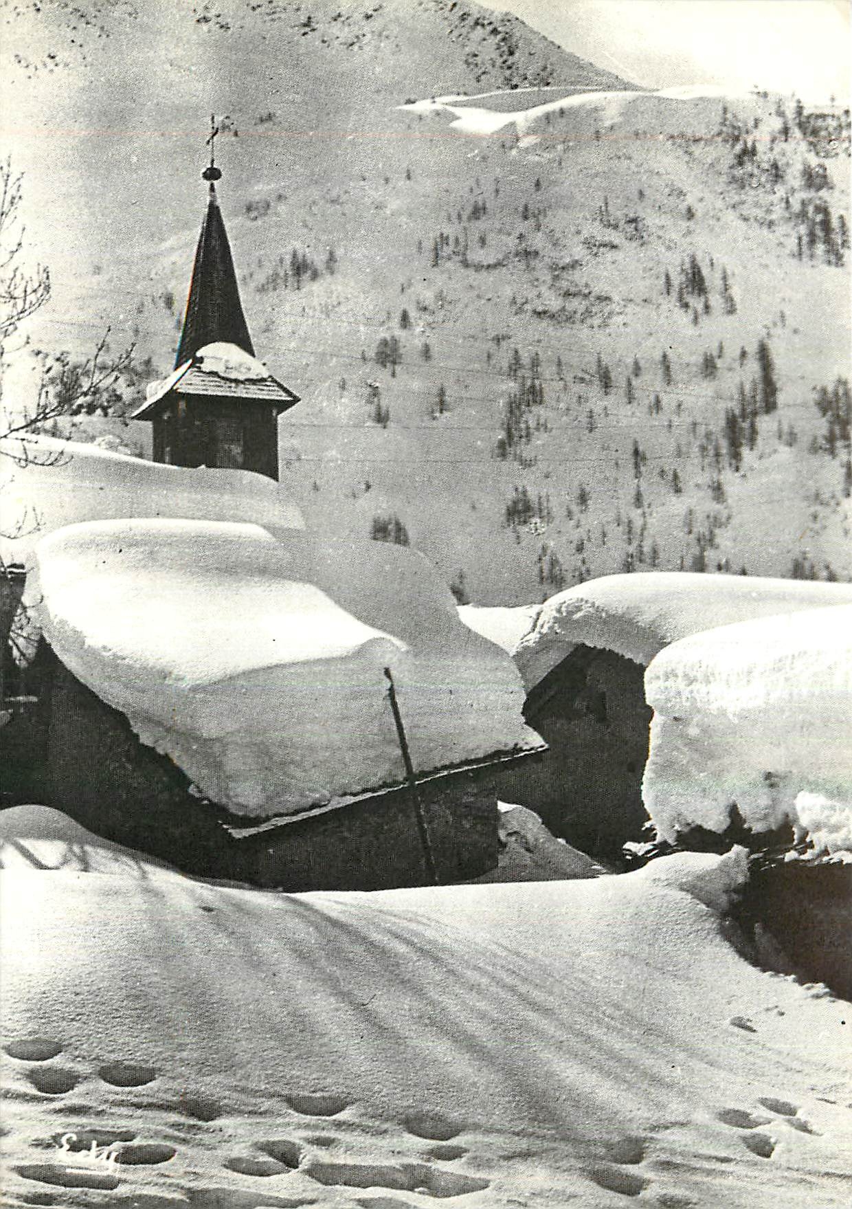 CPM Images de Chez Nous en Hiver L'hiver au coeur du petit village 