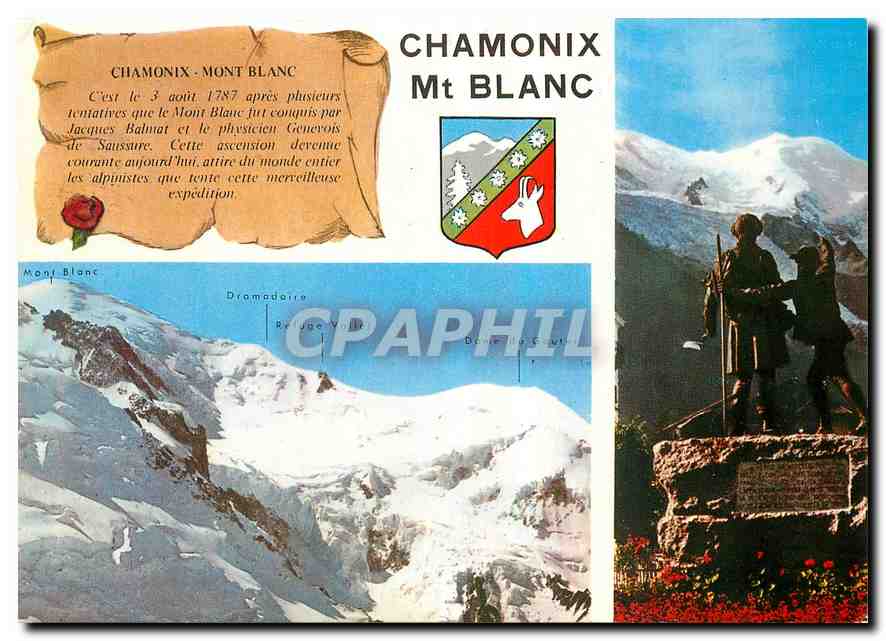 CPM Chamonix Mont Blanc H S Le Massif du Mont Blanc 