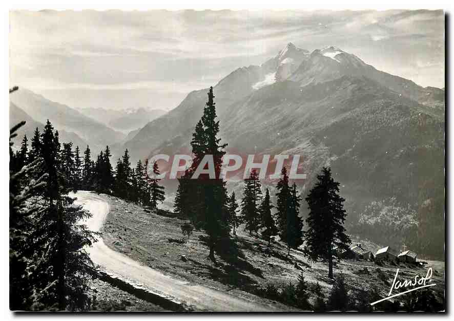 CPM Le Col du Petit Saint Bernard Savoie Frontiere Franco-Italienne Le village de la Roziere le Mont