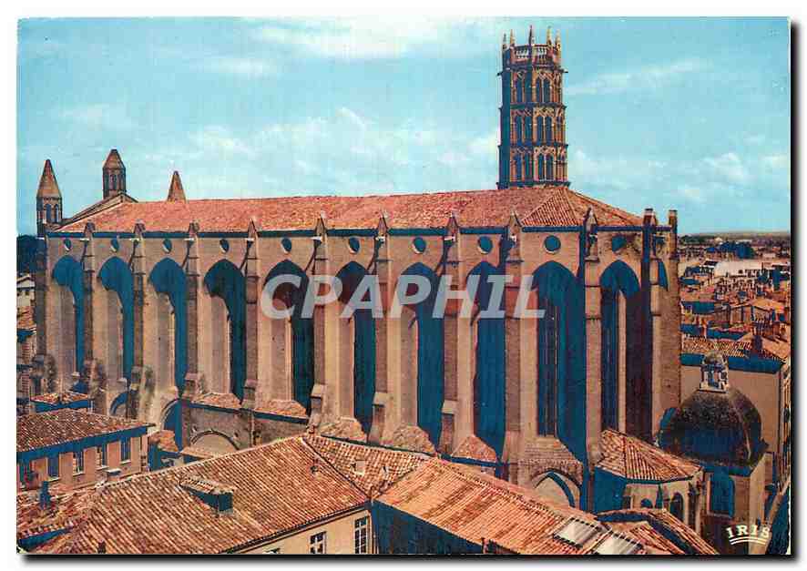 CPM Toulouse Ville d'art Cite des Violettes Eglise et clocher des Jacobins 