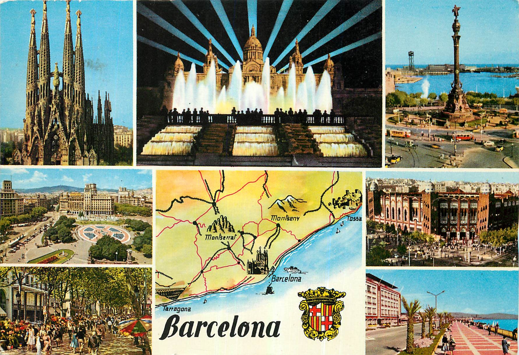CPM Barcelona l'hidalgue cosmopolite et monumentale 