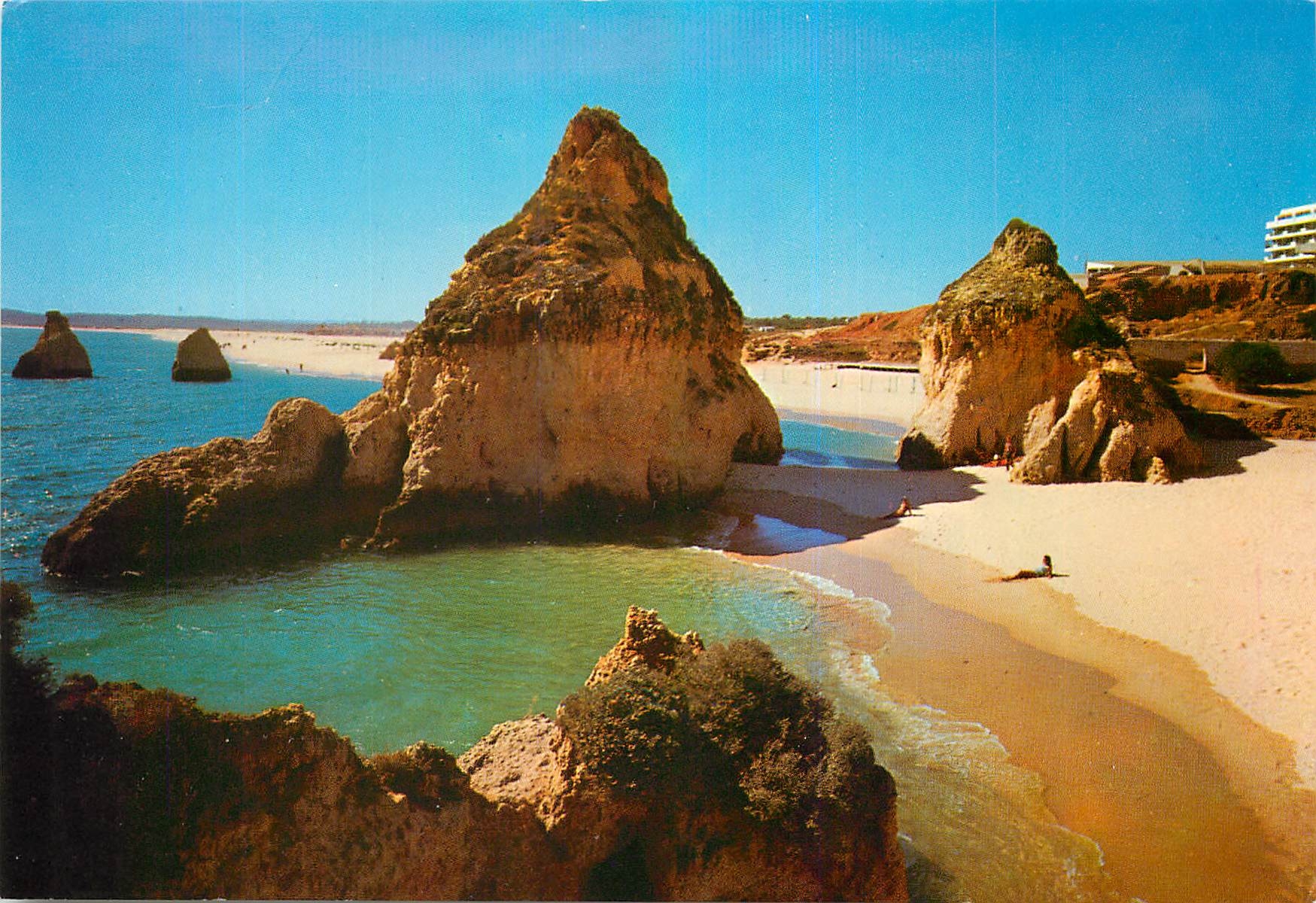CPM Portugal Algarve Alvor la Plage des Trois Freres 