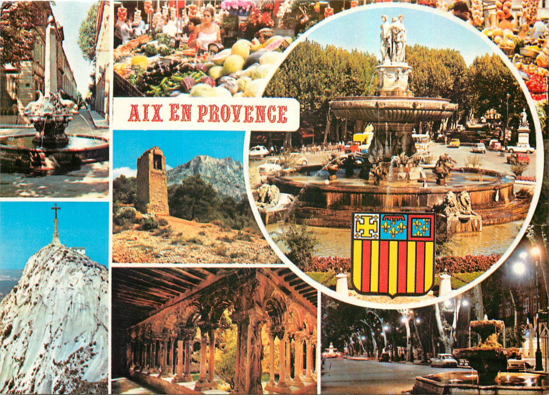 Aix-en-Provence — vue panoramique — Société P. E. C. Marseille