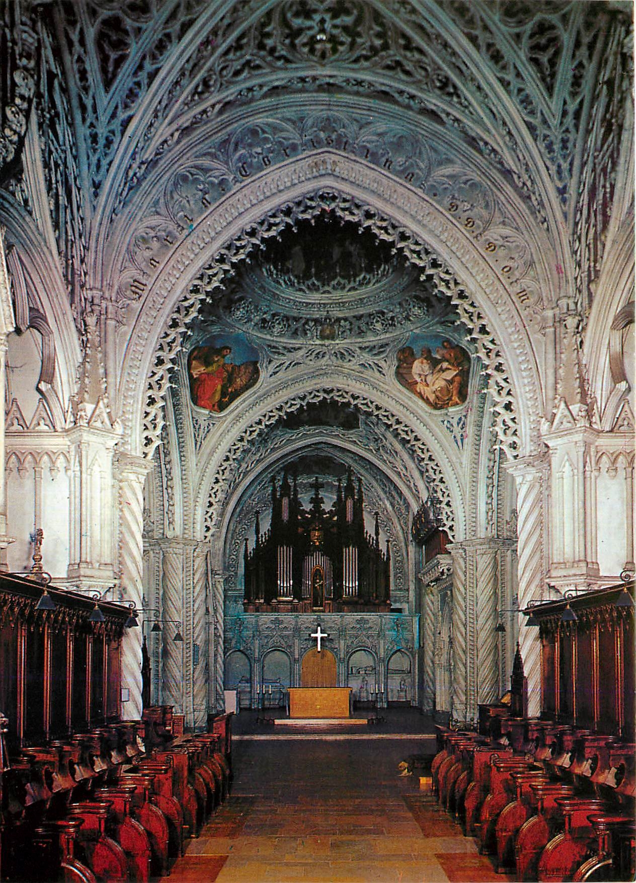 CPM Abbaye d'Hautecombe Savoie Interieur de l'Eglise 