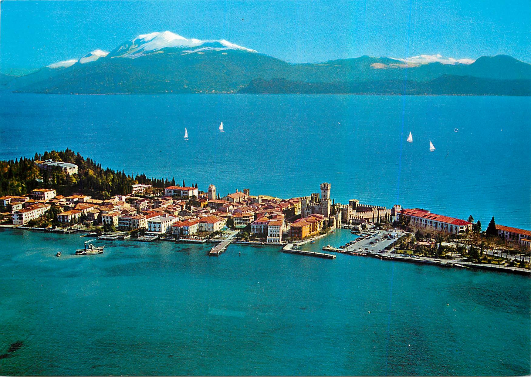 CPM Sirmione Lac de Garda Vue aerienne 