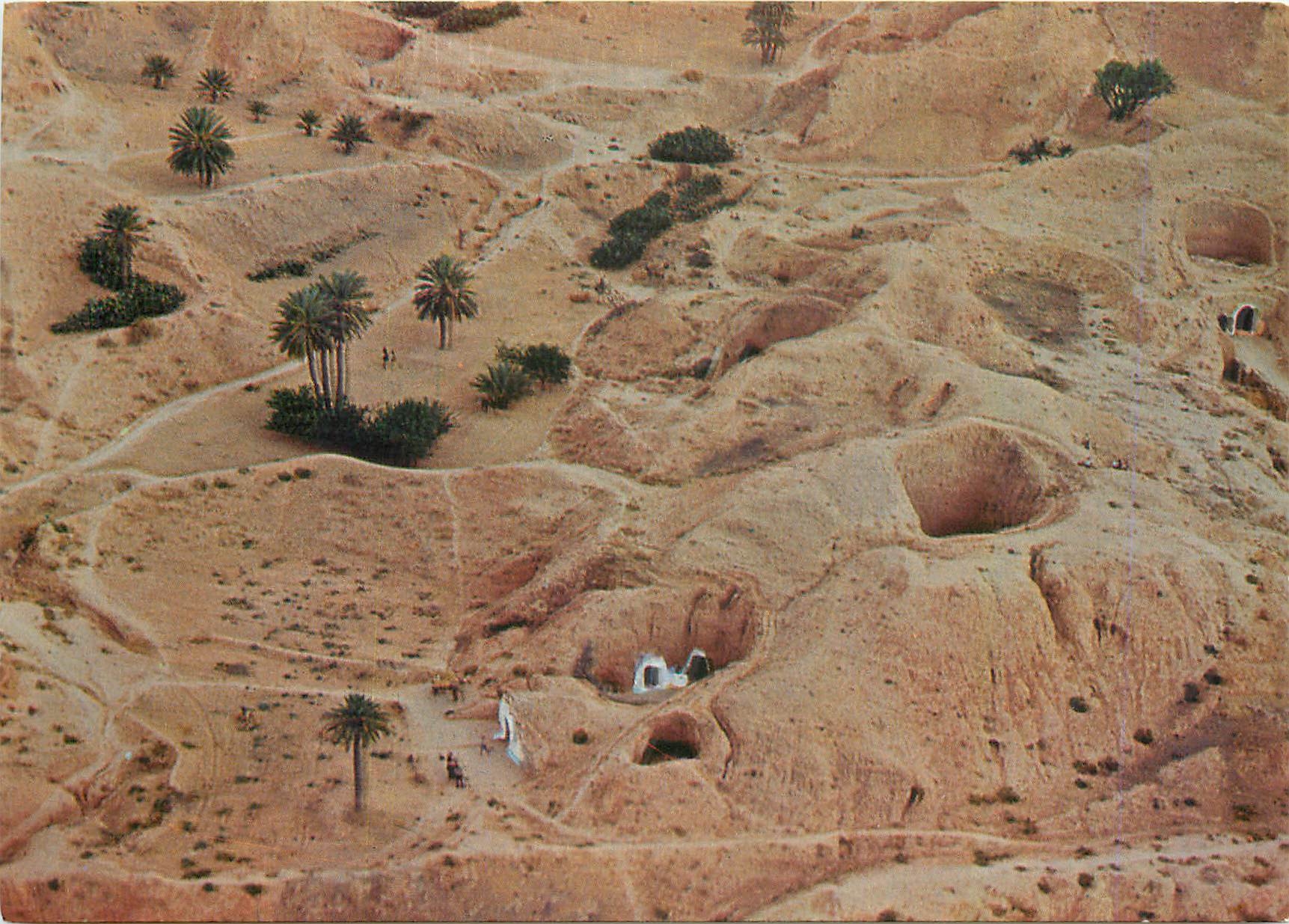 CPM Sud Tunisien Matmata habitations troglodytes 